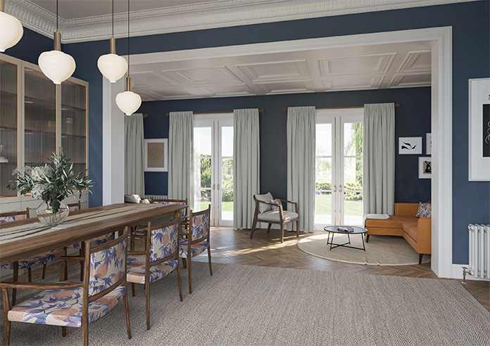 Melrose (Blackout), Silver Rain - Made to Measure Curtains - Image 8